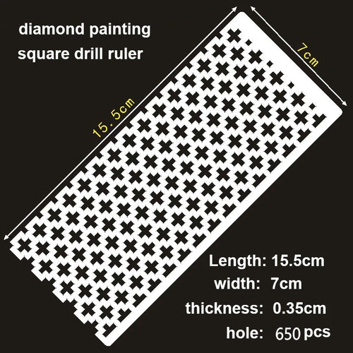 Diamond Painting Ruler Square Drills